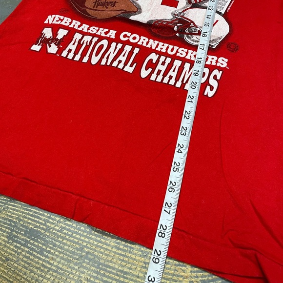 Nebraska Cornhuskers NCAA Shirt Large Football National Champions University - Picture 6 of 6